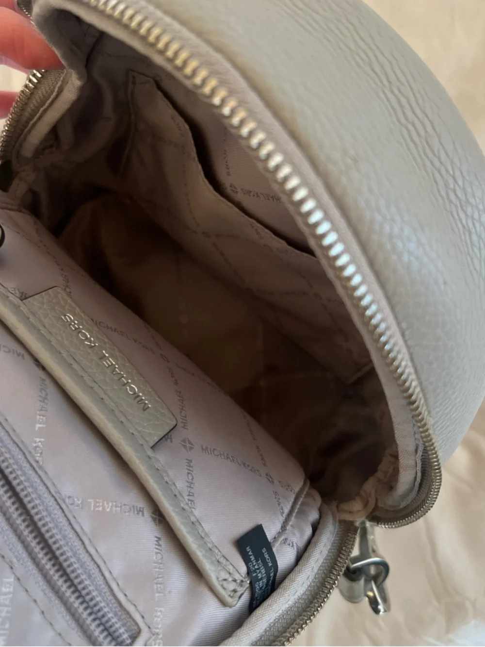 Michael Kors Mini Backpack Gray - Picture 4 of 6